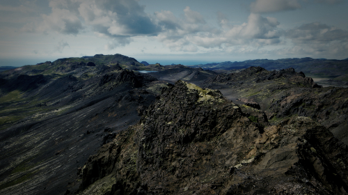 Iceland mountains